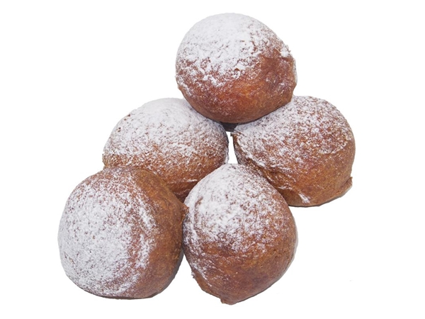 Oliebollen zonder krenten en rozijnen